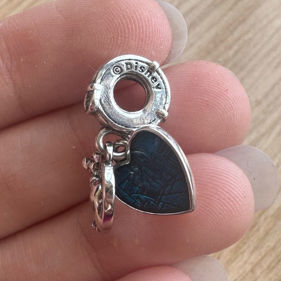 NWOT Pandora x Disney Lady & the Tramp Heart Dangle Charm #798634C01 - Picture 9 of 11